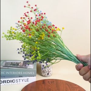 Tanaman Hias Bunga Baby Breath Tangkai Plastik Import Ornamen Dekorasi Ruangan Rumah COD PBP202