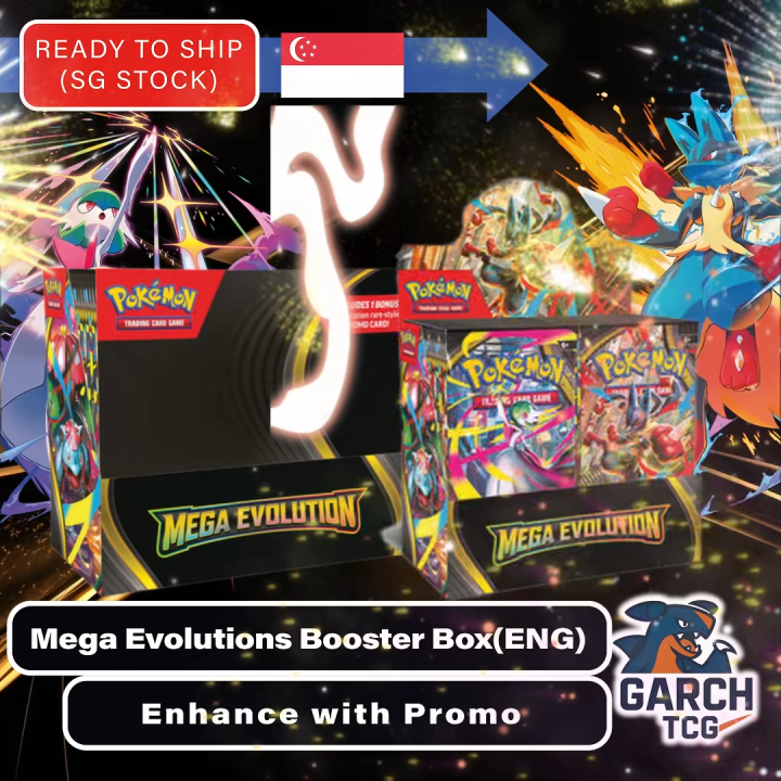 SG READY Stock) Pokemon TCG Card ME01 Mega Evolution ENG(NEW) Enhance Booster BOX With Promo , Booster Pack, Sleeved Booster Pack (Shrinked) | Lazada Singapore SG READY Stock) Pokemon TCG Card ME01 Mega Evolution ENG(NEW) Enhance Booster BOX With Promo , Booster Pack, Sleeved Booster Pack (Shrinked) | Lazada Singapore