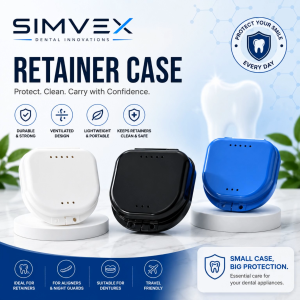 Retainer case dental removable appliance storage kit