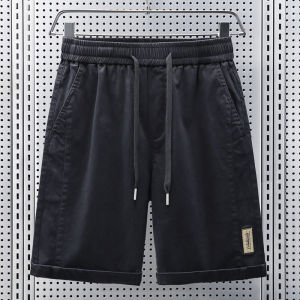 Aopaishark Summer Mens Trendy Shorts Breathable Loose Straight Leg Casual Sports Five-Point Pants Comfortable Cotton Blend