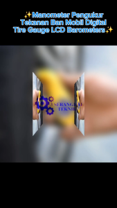 Manometer Pengukur Tekanan Ban Mobil Digital Tire Gauge LCD Barometers - 1412