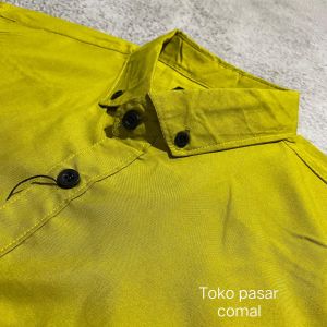 KEMEJA POLOS PRIA LEMON LIME DAN WARNAH LAINYA DARI ANAK SAMPE DEWASA