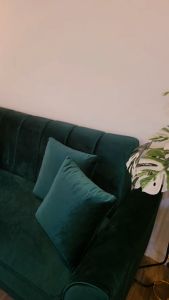 Real Picture!! Kimmy Sofa Retro Zinnia Scandinavian Bludru Terbaru