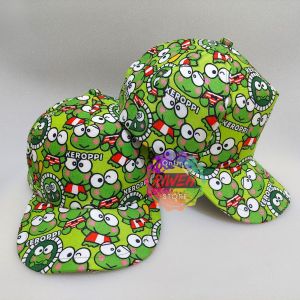 Topi Anak Cewek Cowok Lucu Kece Full Karacter Hole Clips Adjust