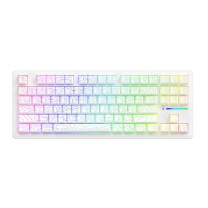 Bàn Phím Chơi Game Cơ Học Attack Shark M87 PRO Không Dây Ba Chế Độ Đèn Nền RGB TKL 5000mAh Hỗ Trợ Thay Nóng Switch Tùy Chỉnh 87 Phím