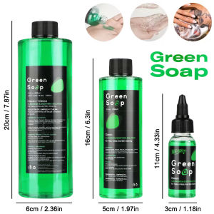 Tattoo Green Soap - 30/250/500ML Highly Concentrated Tattoo Cleaning Soap & Tattoo Skin Cleansing Solution for Tattoo Supplies