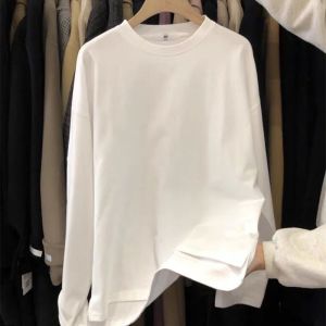 QIANSHUIYIYUN | European Style New White Long Sleeve T-Shirt Top
