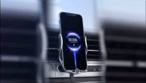 Auto Clamping 15W Wireless Car Phone Holder For All Phone Infrared Induction QI Fast Charging Air Vent Car Charger Phone Mount