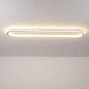 LED Ceiling Light Simple Recessed Tri-Color Dimmable Drop Light Nordic Minimalist Acrylic Energy Saving Chandelier for Aisles Hallway Balcony Living Room Bedroom Bathroom