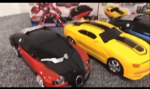 Dynamic Hero Transformer Police Car with Light & Sound Effects for Boys 6-10 Years