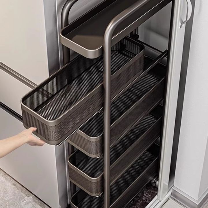 Micoe | Narrow Kitchen Shelf Organizer Multi-Layer Refrigerator Side ...