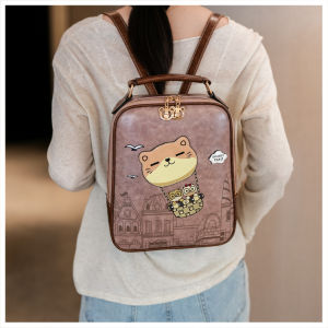 กระเป๋าสะพายไหล่ผู้หญิง ZA Home กระเป๋าถือดีไซน์เก๋ไก๋สำหรับเดินทาง กระเป๋าเป้สะพายหลังแบบสองข้างสำหรับผู้หญิง กระเป๋าถือแบบมีสายสะพายไหล่เดียว