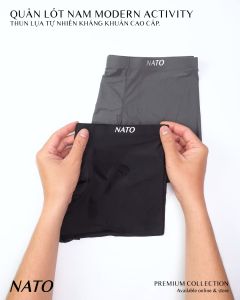 COMBO Quần Lót Boxer Nam Boxx Vải Lụa Băng Tự Nhiên 100% Thun Lạnh Cao Cấp Màu Đen Xám Trơn Mát Thoáng Co Giãn Xì Lip Sì NATO