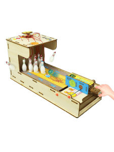 Bộ Dụng Cụ Chơi Bowling Tự Làm Dành Cho Trẻ Em - Đồ Chơi Mô Hình Thí Nghiệm Khoa Học & Giáo Dục Đồ Chơi Quà Tặng Học Tập Vật Lý Dành Cho Lứa Tuổi 14+