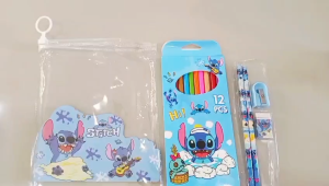 Stationery Set Karakter / Alat Tulis Sekolah / Set Alat Tulis Pensil Anak / Pensil Warna Set Lengkap