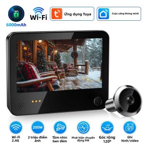 Camera Giám Sát WiFi Thông Minh Không Dây Hollarm Với Chức Năng Phát Hiện Chuyển Động PIR Và Màn Hình Hiển Thị Màu Liên Lạc Trực Tiếp