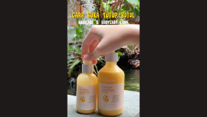 LUME Hair Therapy Shampoo 320ml Scalp Massager Gold Perawatan Rambut Rontok Sisir Pijat Kepala