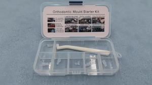 Dental Mould Starter Kit Orthodontic Mould Mini Accessories Injection Tubes Lingual Button Set Quick Built Dentistry Filling