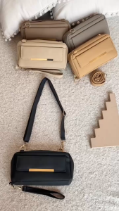 Wallet Behel LC - Dompet Selempang Wanita Elegan Multifungsi | Model Panjang Stylish