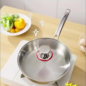 Chảo Chống Dính Sâu Lòng Inox 316 Liền Khối Cao Cấp Mitomo Đáy 7 Lớp Bắt Từ Dùng Cho Mọi Loại Bếp – Hàng Chính Hãng