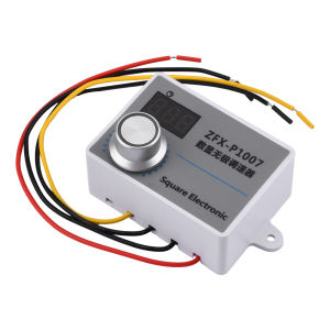ZFX-P1007 500W PWM Speed Controller 0-100% Infinite Speed Dimmer Voltage Temperature Regulator for Motor Speed Regulation