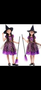 Vampire And Witch Children Carnival Party Halloween Fantasia Prince Vampire Cosplay Dress For Girl