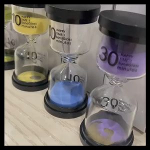 10 30 60 Menit Pajangan Jam Pasir Bahan Kaca Untuk Dekorasi Rumah Meja Kerja Belajar Hour Glass