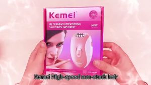 Kemei KM-189B Women Epilator: Bikini Legs & Armpit Hair Removal