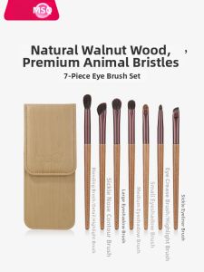 MSQ | Eyeshadow Blending & Contouring Brush Set 7 Pieces Wool