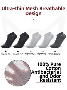 MiiOW | Plus Size Cotton Thin Summer Antibacterial Odor Resistant Socks
