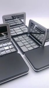 Tempat Eyeshadow Kosong Magnet & DIY Cosmetic Storage Box