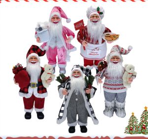 Ông Già Noel Đứng Cao 62cm Trang trí Cây Thông Trang Trí Noel Giáng Sinh MẪU D