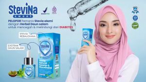 Stevina Sweet Pemanis Alami 0Kalori plus Herbal Daun salam  Pengganti Gula Untuk Menjaga Berat Badan Ideal Kemasan 1 Botol 15ml