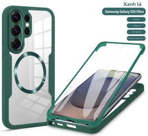 Ốp Lưng Trong Suốt Từ Tính Bảo Vệ Toàn Diện 360 Độ Dành Cho Samsung Galaxy S Series - Tương Thích Với S26 S25 Edge S24 S23 S22 Ultra PLUS FE A07 A56 A36 A26 A16