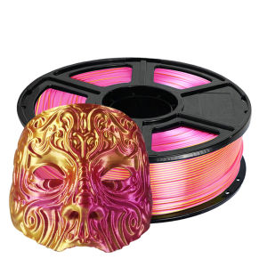 1.75mm Silk Black Red PLA Filament 3D Printer Two Color 3D Printing Material Magic Dual Color Sublimation Duotone 250g