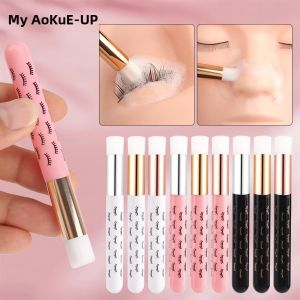 Bộ 5 Bàn Chải Làm Sạch Mũi Cầm Tay Bộ Dụng Cụ Trang Điểm Chuyên Nghiệp Có Tay Cầm Rỗng Kiểu Dáng Lông Mi Để Tạo Khối Và Thoa Mascara