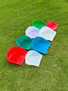 Large Size Handheld Plastic Sweeping Buckets Household Garbage Cleaning Scouring Spades Shovel Farming Tools Rake Brooms