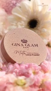 G59 แป้งฝุ่น คุมมัน เนื้อเนียน จีน่า แกรม GINA GLAM INVISIBLE MATTE LOOSE POWDER