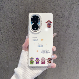 เคสโทรศัพท์มือถือแบบป้องกันการตกหล่นพร้อมการตกแต่งดีไซน์การ์ตูนสำหรับ Honor 80/90 pro แบบใหม่ 100 ความรู้สึกหรูหรา