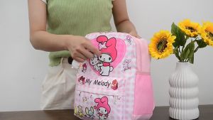 Tas Ransel Sanrio tas backpack sekolah melody - kuromi - cinamoroll Tas Punggung Premium Sanrio