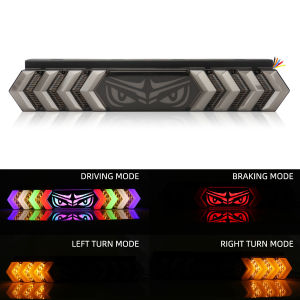 KEVANLY | Devils Eye Tail Lights RGB Seven Colours Running Lights Truck Turn Signal Lights Pickup Truck LED Brake Blinking Warning Lights