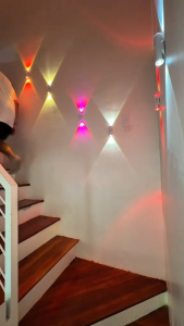 Motion Sensor LED Night Light USB Rechargeable Night Lamp For Kitchen Cabinet Wardrobe Lamp Staircase Wireless RGB Closet Light christmas decoration for home