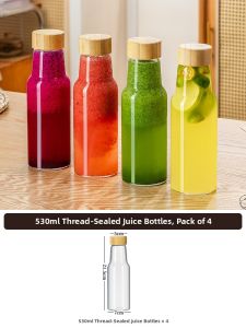 CRISTALGLASS | Multifunctional Heat-Resistant Portable Glass Cup