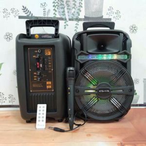 ลําโพงบลูทูธ KTS-1176 ลําโพงคาราโอเกะ แถมฟรีไมโครโฟน รรองรับUSBการ์ดTFวิทยุ