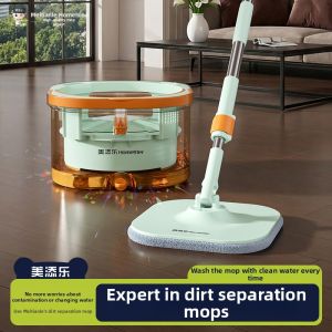 Homettler | No-Hand Wash Easy Clean Dry and Wet Use Mop 2025 New Edition