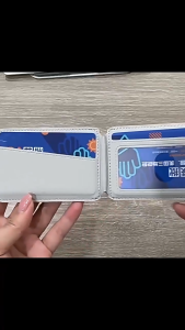 Universal MagSafe Magnetic Leather Wallet Card Holder Mobile Case Magnet Card Holder for iphone 12-17 Series /Android