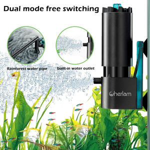 Silent Aquarium Fish Tank Electric Oil Removal Film Water Surface Mini Oil Film Processor Oxygenation Circulation Filter 220v