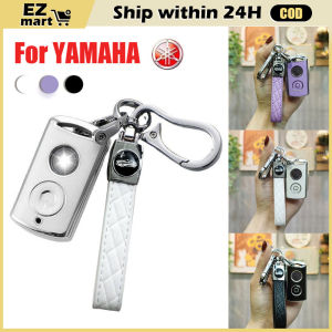 【Fast Shipping】 TPU Key Case Cover for Yamaha NVX / Y16 / AEROX / XMAX Remote Keyless Key Protector Keychain Fob Accessories