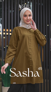 TERMURAH TUNIK PREMIUM SASHA 45 COCOK UNTUK KULIAH & HANGOUT TERBARU KEKINIAN BY SEPLY