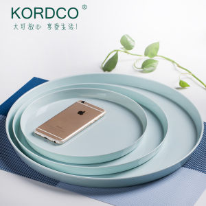 จานเสิร์ฟสไตล์ยุโรป จานเสิร์ฟทรงกลมสำหรับใส่ถ้วยกาแฟในบ้าน จานเสิร์ฟสำหรับใส่ผลไม้ จานเสิร์ฟแบบเรียบง่ายสำหรับห้องนั่งเล่น จานเสิร์ฟสำหรับใส่ถ้วยกาแฟ จานเสิร์ฟสำหรับใส่เครื่องดื่ม